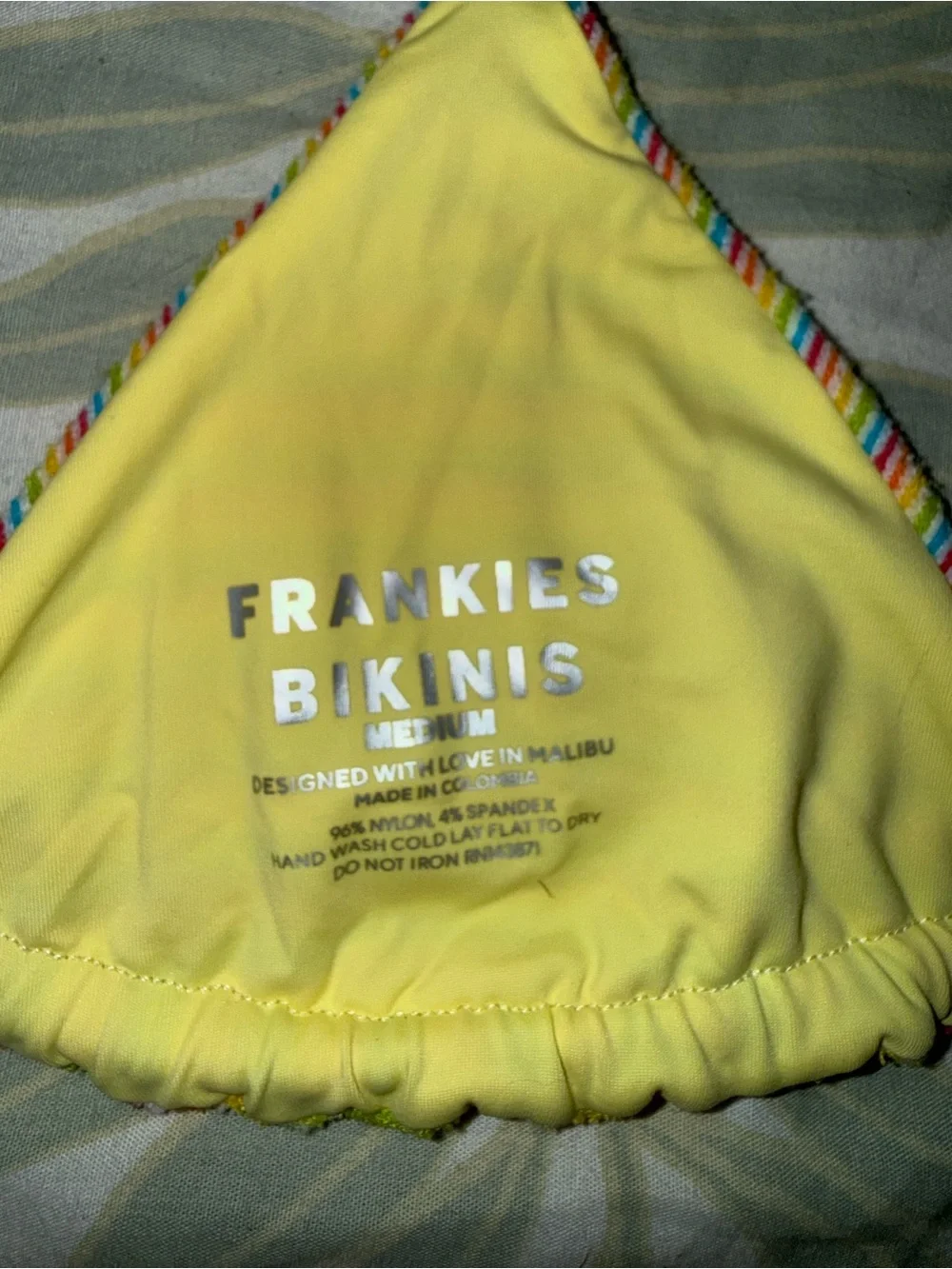 Frankie's Divine terry skimpy bikini! P Multicolor Stripe(both top and bottom)